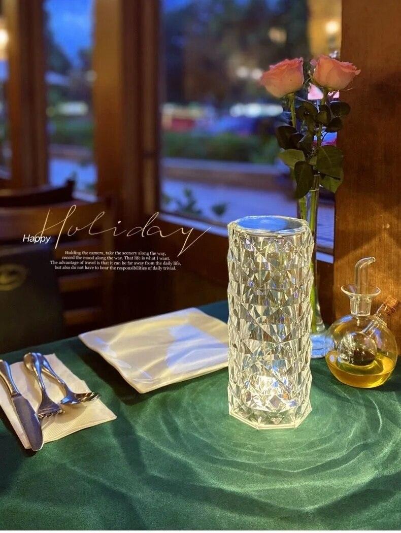 Rose Diamond Touch Lamp - Zadon