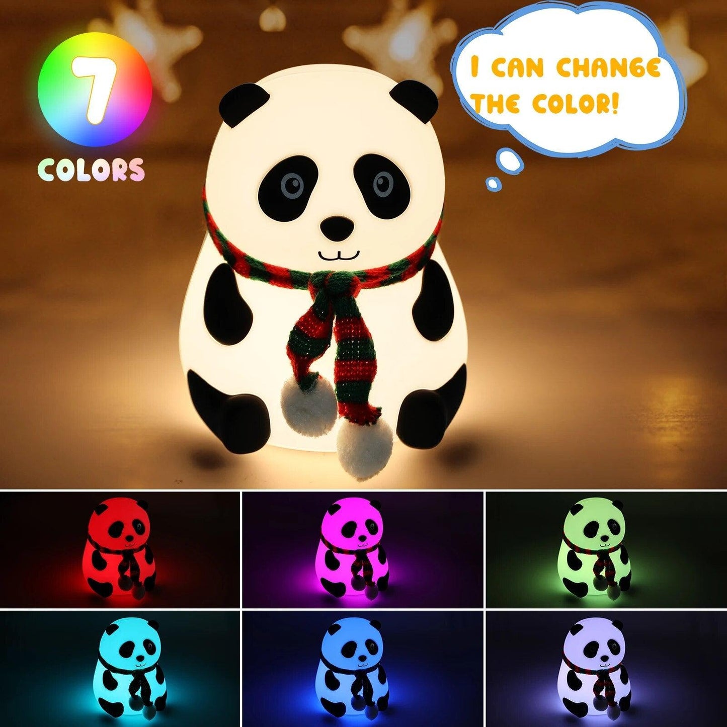 Panda Silicon Night Light - Zadon