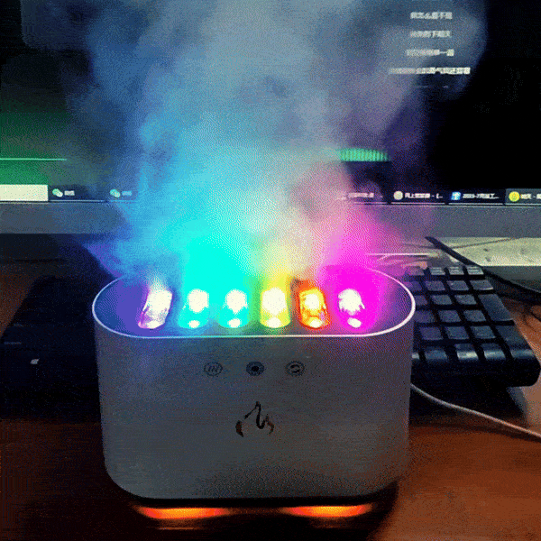Dynamic Music Ultrasound Flame Air Humidifier - Zadon