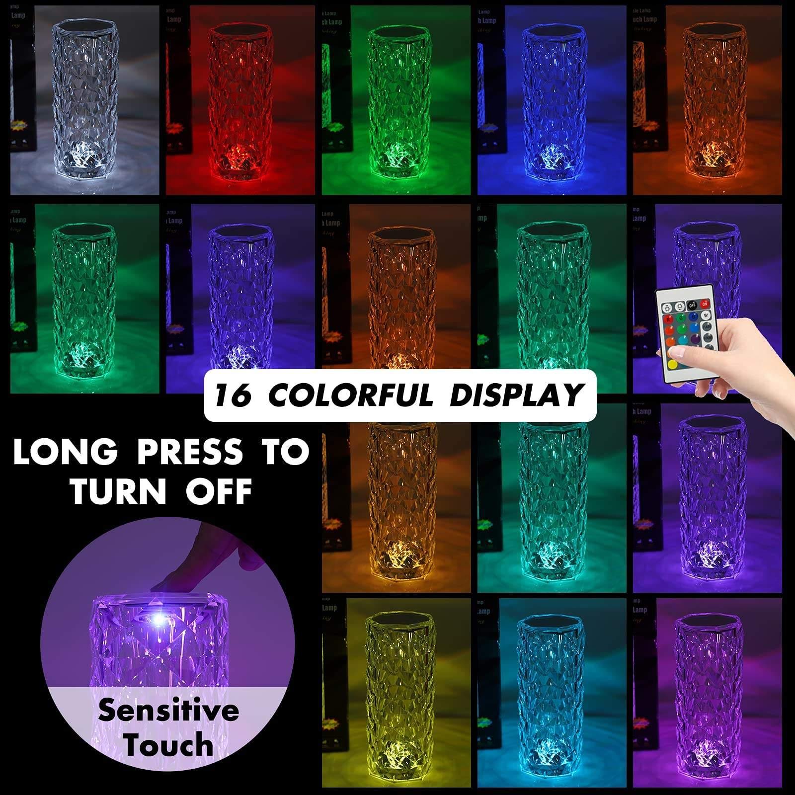 Rose Diamond Touch Lamp - Zadon