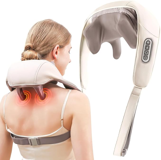 Neck and Shoulder Massager | Deep Relaxation with Heat Therapy 💆✨