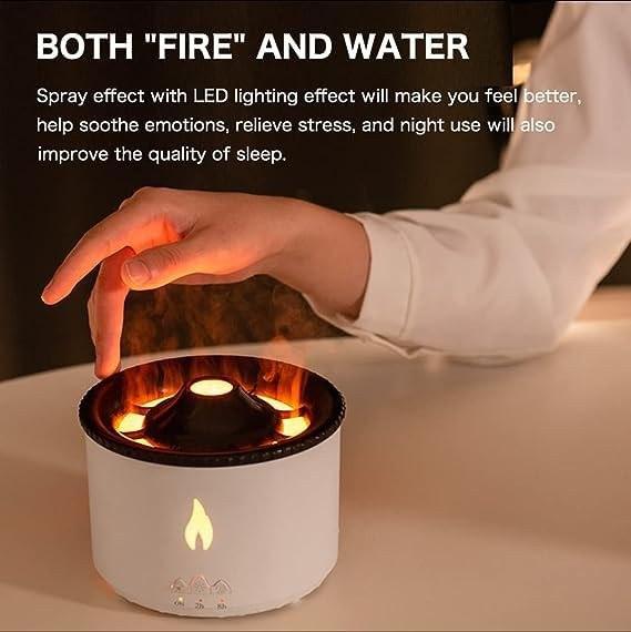 Ultrasonic Volcano Flame Diffuser - Zadon