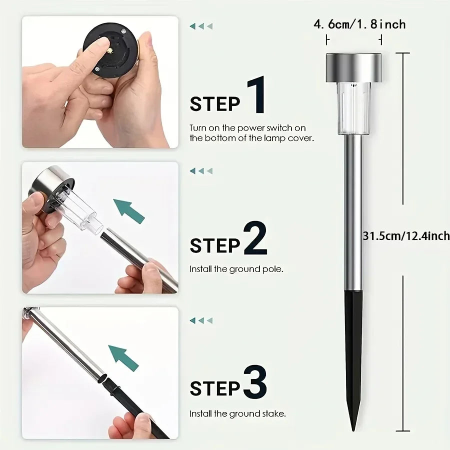 Solar Pathway Lamp | Outdoor Solar Light for Gardens, Pathways, & Driveways š