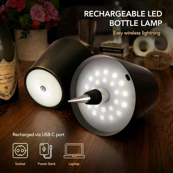 Wireless Bottle Lamp | Transform Any Bottle into an Elegant LED Light 💡🍷