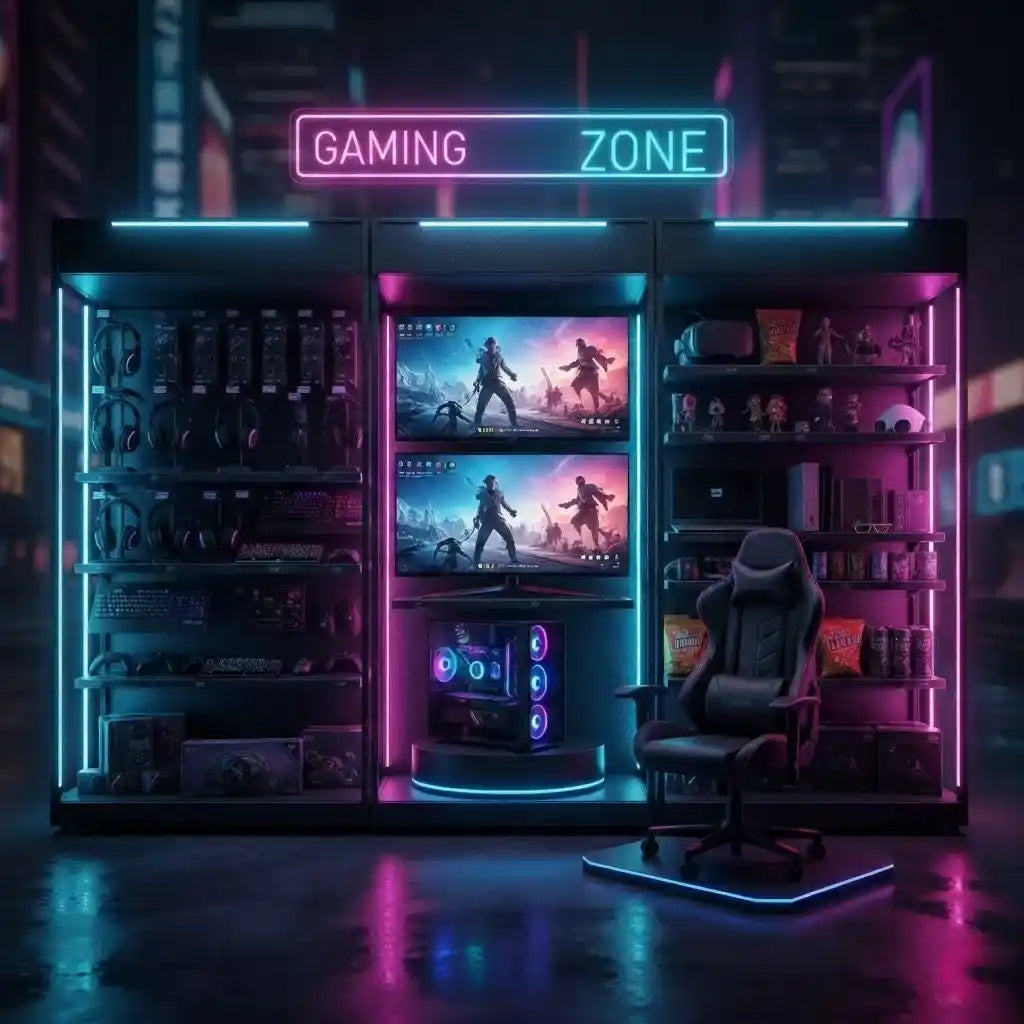 Gaming Zone - Gaming Zone India – RGB Lights, Gaming Setup, Chair &amp; Table | Zadon
Welcome to the Gaming Zon...