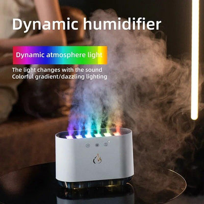 Dynamic Music Ultrasound Flame Air Humidifier - Zadon