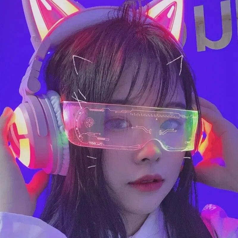 Cyberpunk Neon Glasses - Zadon