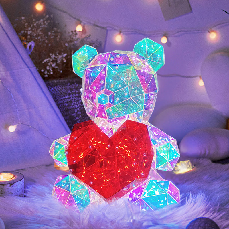 Glowing Teddy Bear Night Light 🧸 | Perfect Valentine’s Day Gift & Cozy Home Decor