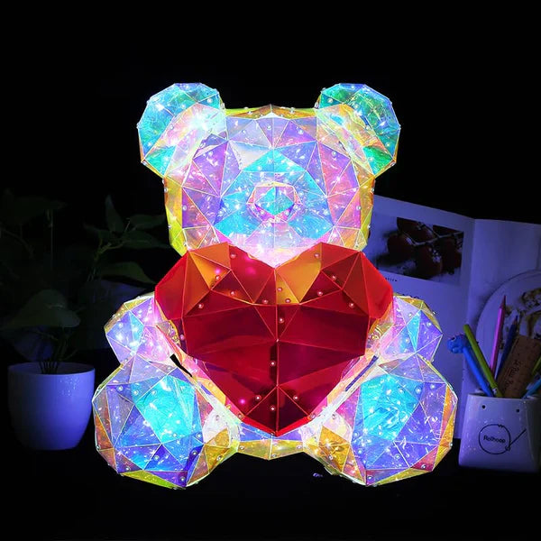 Glowing Teddy Bear Night Light 🧸 | Perfect Valentine’s Day Gift & Cozy Home Decor