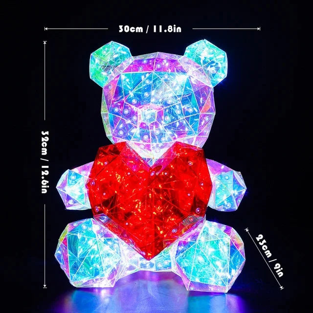 Glowing Teddy Bear Night Light 🧸 | Perfect Valentine’s Day Gift & Cozy Home Decor