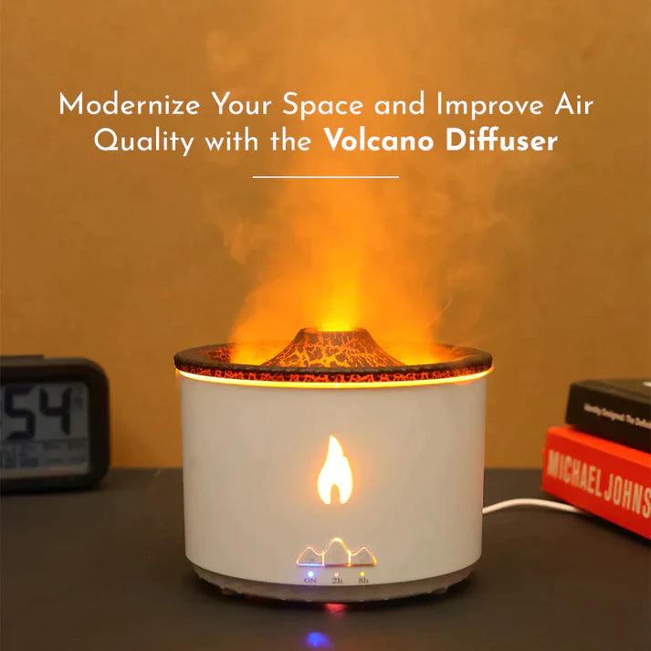 Ultrasonic Volcano Flame Diffuser - Zadon