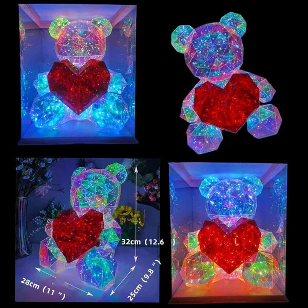 Glowing Teddy Bear Night Light 🧸 | Perfect Valentine’s Day Gift & Cozy Home Decor