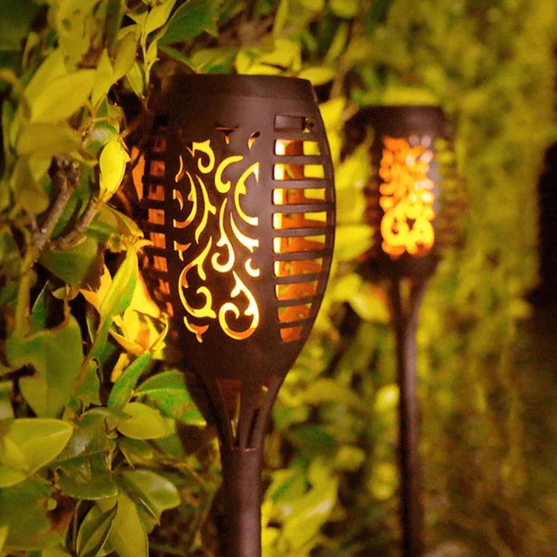 Solar Flame Flickering Lamp Waterproof - Zadon