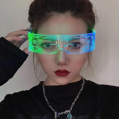 Cyberpunk Neon Glasses - Zadon