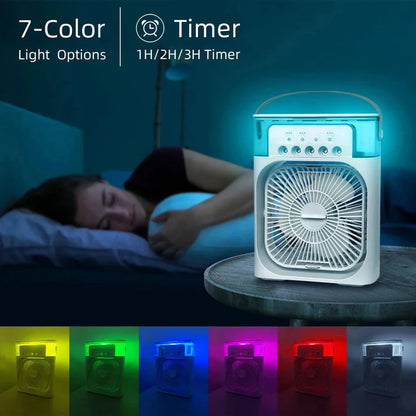 Portable AC Cooling Fan ❄️ | 5-in-1 Mini Air Conditioner & Humidifier
