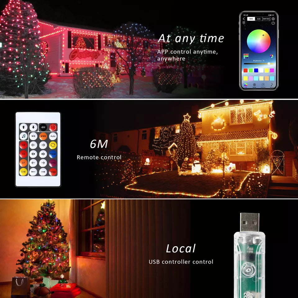 Smart Fairy String Light 10M | RGB Music-Sync LED Lights for Home & Events