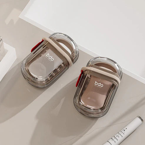 Transparent Travel Soap Box | Compact, Leak-Proof, Eco-Friendly Portable Soap Case