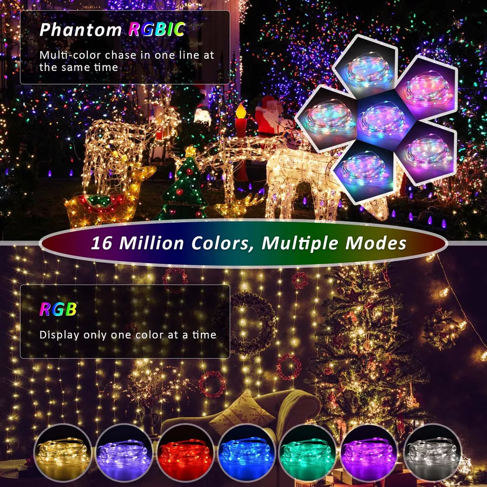 Smart Fairy String Light 10M | RGB Music-Sync LED Lights for Home & Events