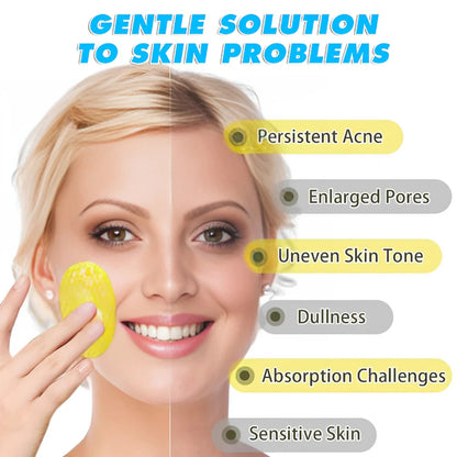 Kojic Acid & Turmeric Natural Cleansing Pads - Brighten Skin, Reduce Dark Spots