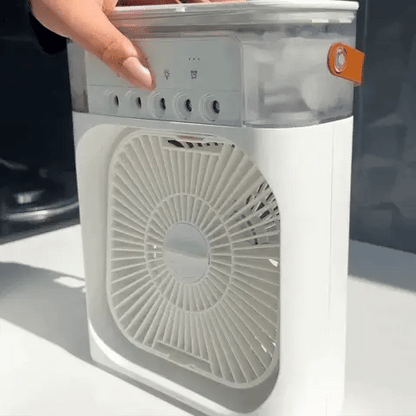 Portable AC Cooling Fan ❄️ | 5-in-1 Mini Air Conditioner & Humidifier
