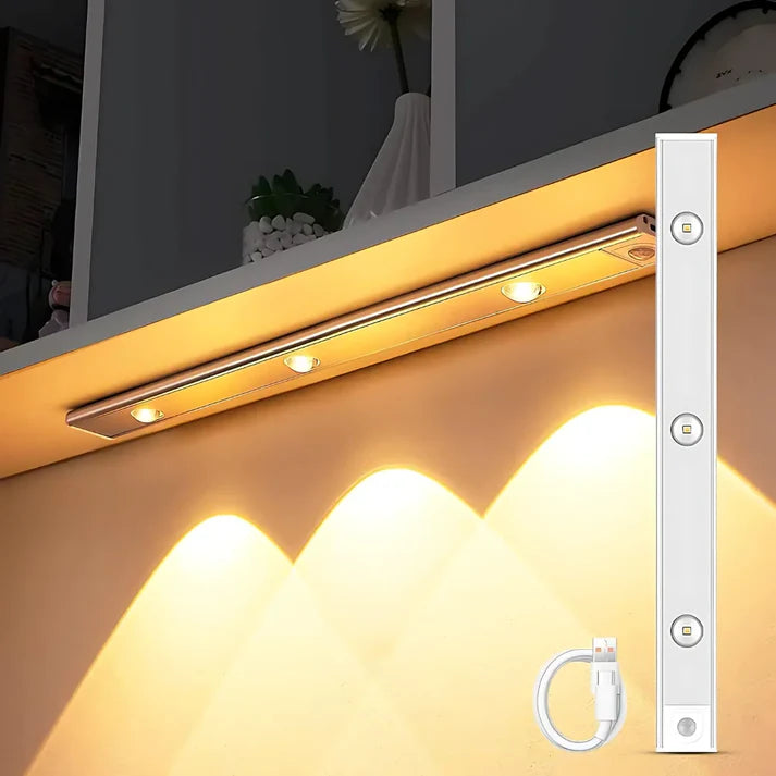 Motion Sensor Under Cabinet Light | Rechargeable Cabinet Lighting 💡