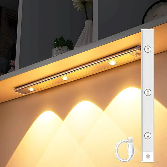 Motion Sensor Under Cabinet Light | Rechargeable Cabinet Lighting 💡