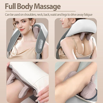 Neck and Shoulder Massager | Deep Relaxation with Heat Therapy 💆✨