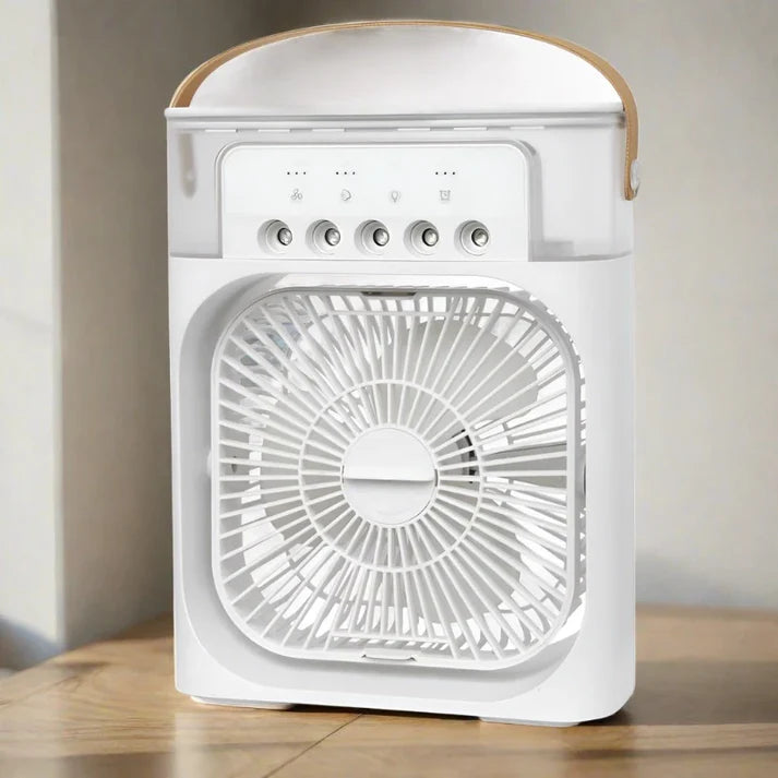 Portable AC Cooling Fan ❄️ | 5-in-1 Mini Air Conditioner & Humidifier