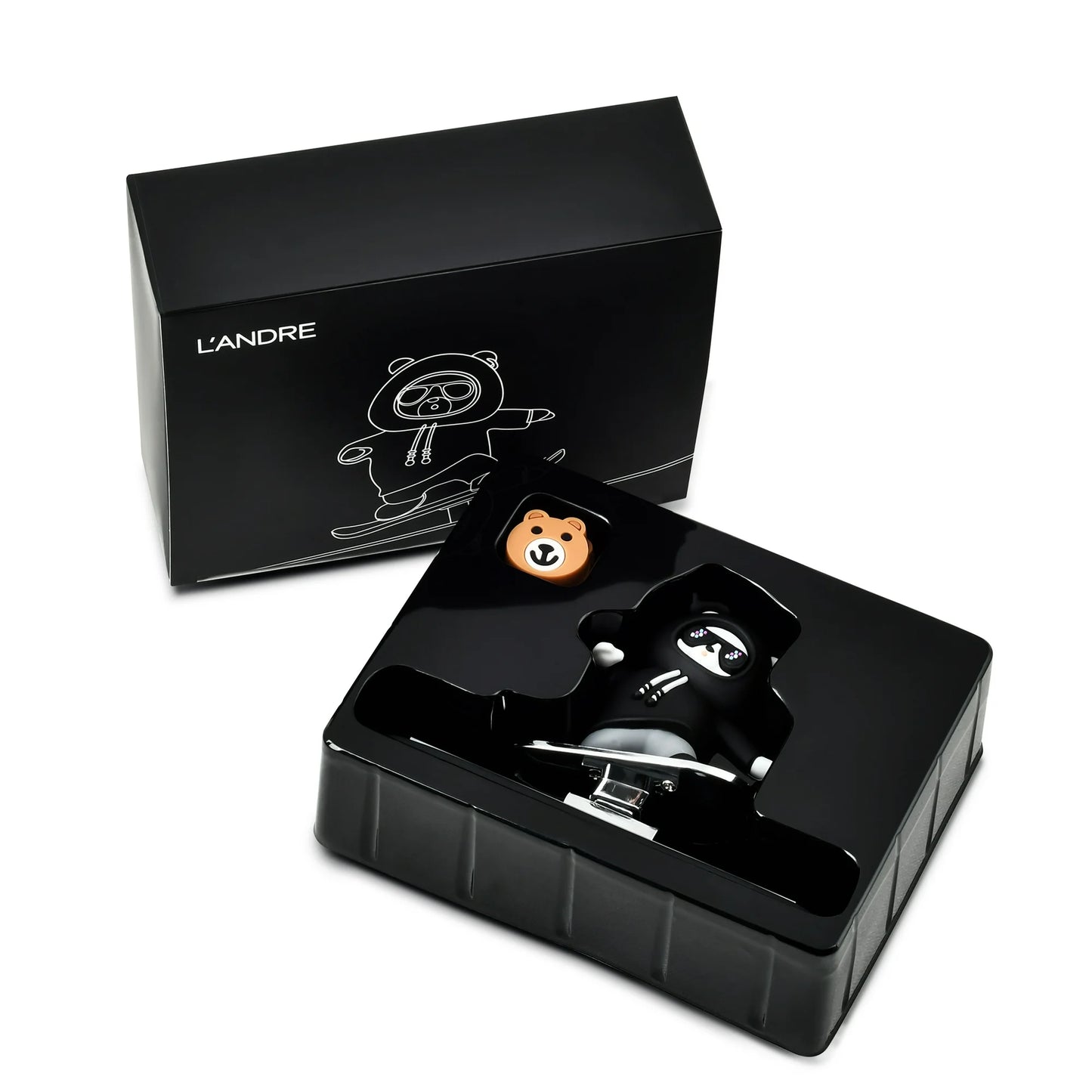 Skateboarding Bear Car Decor | Fun Car Interior Decoration | Cute Dashboard Ornament