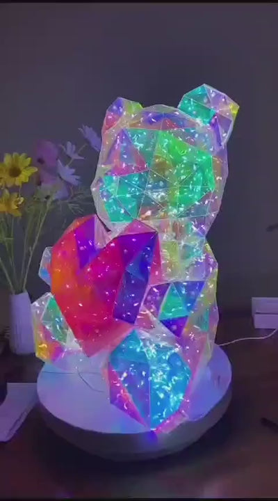 Glowing Teddy Bear Night Light 🧸 | Perfect Valentine’s Day Gift & Cozy Home Decor