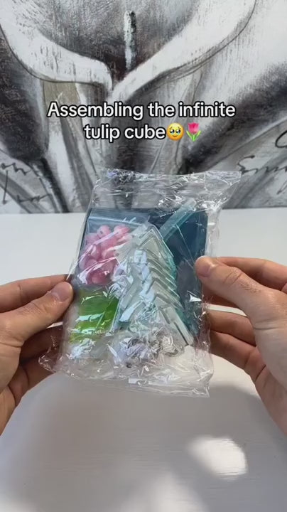 DIY Infinite Tulip Lamp - Perfect Valentine Gift 🌷 | Romantic LED Night Light