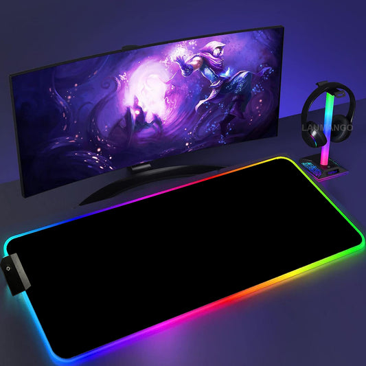 RGB Gaming Mouse Pad | LED Light-Up Mat for Gamers 🎮✨