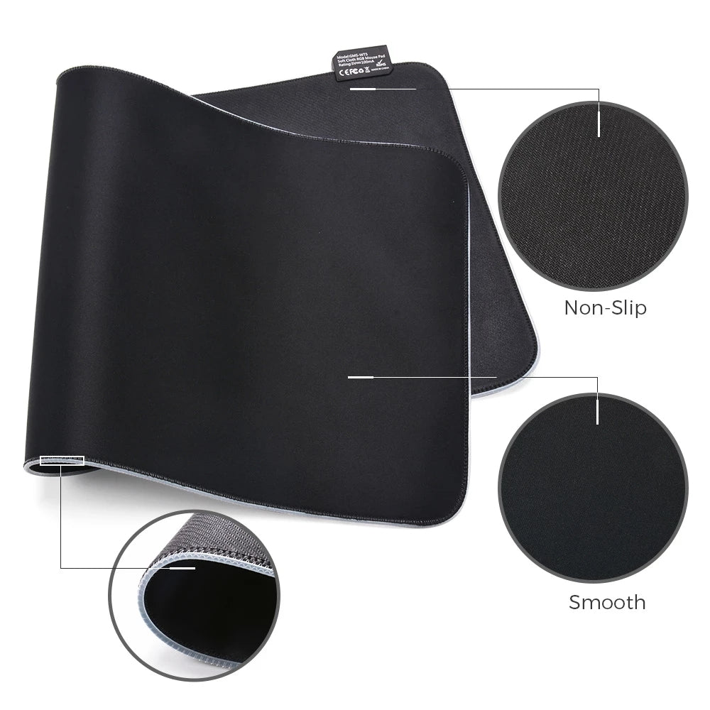 RGB Gaming Mouse Pad | LED Light-Up Mat for Gamers 🎮✨