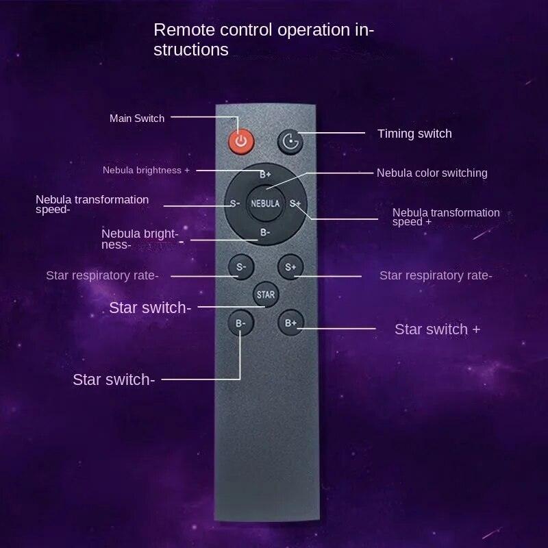 Astronaut Galaxy Projector Lamp - Zadon