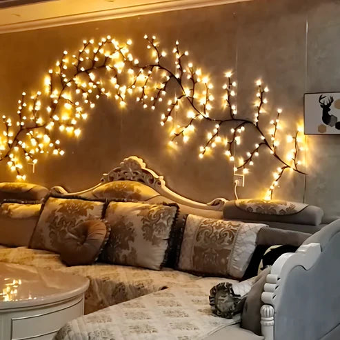 Willow Vine Light – Twinkling Tree LED Branches with Remote Control 🌟 Perfect Home Decor