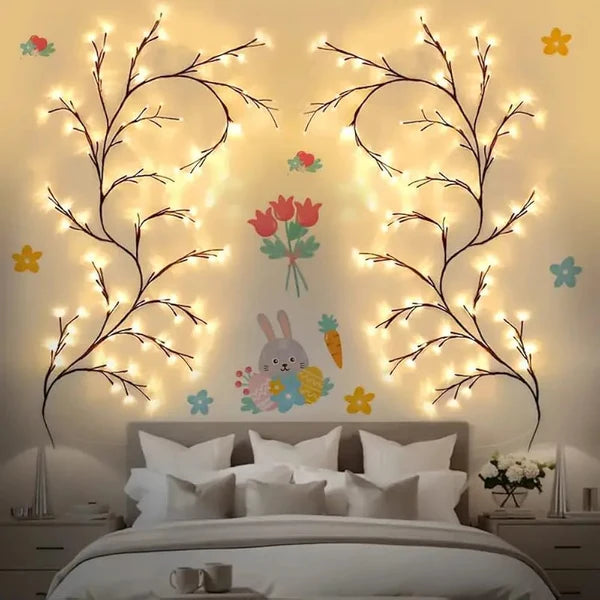 Willow Vine Light – Twinkling Tree LED Branches with Remote Control 🌟 Perfect Home Decor