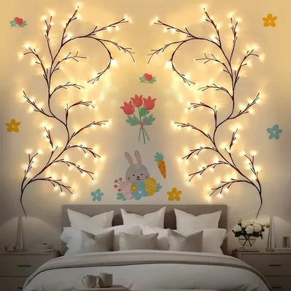 Willow Vine Light – Twinkling Tree LED Branches with Remote Control 🌟 Perfect Home Decor