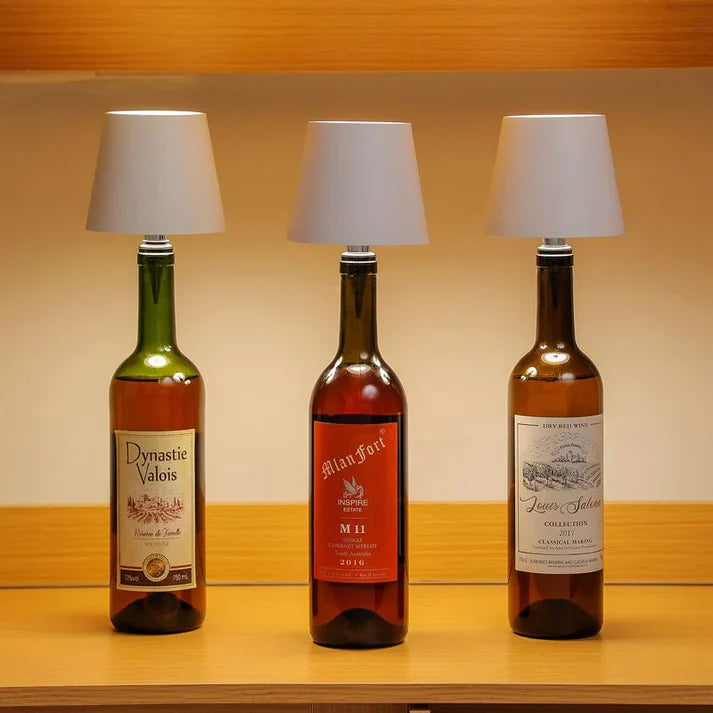 Wireless Bottle Lamp | Transform Any Bottle into an Elegant LED Light 💡🍷